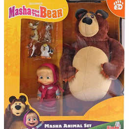 Simba Masha and The Bear Masha`s Animal Set For Ages 3+