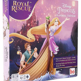 BO Games Disney Princess Royal Rescue Rapunzel Edition Playing Board Games For Kids Ages 3+