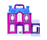 Dream Palace Doll House - 40 pcs | Girls Role Playset | Pretend Play | Doll House with Furniture | Dollhouse Accessories | Imaginative Play | Playhouse | For Kids Age 3+ years