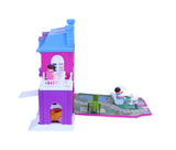 Dream Palace Doll House - 40 pcs | Girls Role Playset | Pretend Play | Doll House with Furniture | Dollhouse Accessories | Imaginative Play | Playhouse | For Kids Age 3+ years