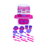 Barbie - My Little Kitchen | Kids Kitchen Set | Role Play Set | Pretend Play Kitchen Accessories Set | Cooking set | Miniature Household Set | For Kids age 3+ years