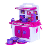 Barbie - My Little Kitchen | Kids Kitchen Set | Role Play Set | Pretend Play Kitchen Accessories Set | Cooking set | Miniature Household Set | For Kids age 3+ years