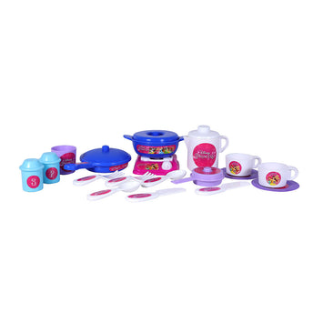 Disney Princess Kitchen Set | Kids Kitchen Set | Role Play Set | Pretend Play Kitchen Accessories Set | Cooking set | Miniature Household Set | For Kids age 3+ years