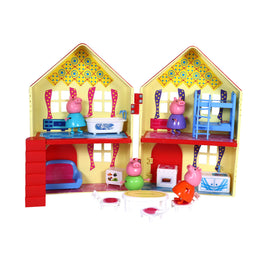 The Pig Doll House | Girls Role Playset | Pretend Play | Doll House with Furniture | Dollhouse Accessories | Imaginative Play | Playhouse | For Kids Age 3+ years