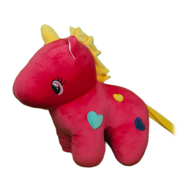 Fairy Unicorn Plush Soft Toy For Ages 3 Years And Up - Red, 45cm