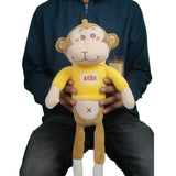 Kebo The Monkey Plush Soft Toy for Kids Ages 3 Years & Up, 50cm