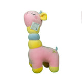Ring Giraffe Plush Soft Toy for Ages 3 Years and Up, Baby Pink, 45cm
