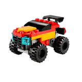 Mini Convertible Monster Truck Building Kit For Ages 6+