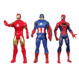 Marvel 6-Inch 3 Pack Set Including Iron Man, Captain America, and Spider-Man Action Figure, Super Hero Toys for Kids, Ages 4+