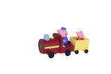 PIG Grandpa's Train and Carriage Playset, Includes 2 Figures, Preschool Toys for Girls and Boys 3 Years and Up