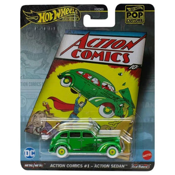 1:64 Scale Premium DC Action Comics #1 Action Sedan Toy Car For Ages 4+