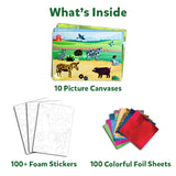 Foil Fun World of Animals - Art & Craft DIY Activity Kits for Ages 4 to 9 Years