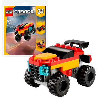 Mini Convertible Monster Truck Building Kit For Ages 6+
