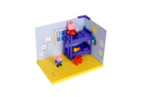 PIG Bedroom Themed Preschool Toy and George, Includes 2 poseable Figures, Bedroom Accessories and Scene Cards, for Girls and Boys Ages 3 and up