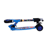 Avengers Scooter Oval | Kids Scooter | Adjustable & Foldable Scooter | Skateboard Scooter | Rear Brake Scooter for kids | Foldable Kids Scooter | For Kids age 5+ years