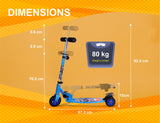 Avengers Scooter Oval | Kids Scooter | Adjustable & Foldable Scooter | Skateboard Scooter | Rear Brake Scooter for kids | Foldable Kids Scooter | For Kids age 5+ years