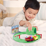Pig Grandpa's Train and Track Playset with Sound Effects, Includes 2 Figures, Peppa Pig Preschool Toys for Girls and Boys 3 Years and Up