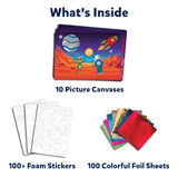 Skillmatics Foil Fun Up In Space - Art & Craft DIY Activity Kits for Ages 4 to 9 Years
