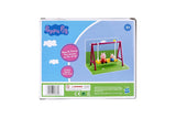 PIG Playground Swing Themed Preschool Toy and George, Includes 2 poseable Figures, Playground Swing Accessory and Scene Cards, for Girls and Boys Ages 3 and up