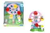 PIG Ferris Wheel Playset with Lights, Sounds and Motion Effects, Includes 2 Figures, Preschool Toy for Girls and Boys 3 Birthday Gift Toys for Kids