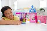 Disney Frozen Storytime Stackers Playset Anna's Castle in Arendelle Doll House with Small Doll, Olaf and 7 Accessories For Kids Ages 4+