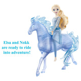 Disney Frozen Elsa Fashion Doll & Horse-Shaped Water Nokk Figure Set Inspired By Disney Frozen 2 Movie