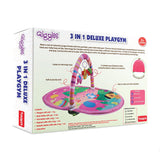 3 In 1 Deluxe Playgym, Pink For Ages 0-3 Years