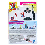 Marvel Stunt Squad 1.5-Inch Spider-Man vs. Venom Playset For Kids Ages 4 Years And Up