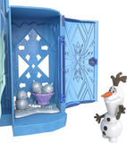 Disney Frozen Elsa Ice Palace, Stackable Castle Doll House with Small Doll & Accessories For Kids Ages 4+