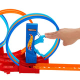 Ultra Hots Loop Madness Track Set with 3 Loops and 1 Hot Wheels Car