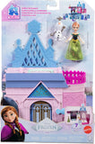 Disney Frozen Storytime Stackers Playset Anna's Castle in Arendelle Doll House with Small Doll, Olaf and 7 Accessories For Kids Ages 4+
