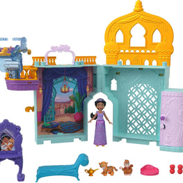 Disney Princess Jasmine Castle Stackable Dollhouse Set with Acessories, Inspired by Disney's 