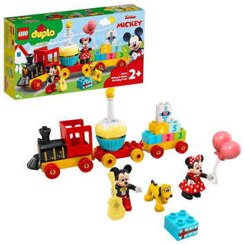 LEGO Duplo Disney Mickey & Minnie Birthday Train Building Kit For Ages 2+