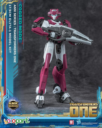 Transformers ONE Elita Cogged Bot Mode Action Figure Kit For Kids and Collectors
