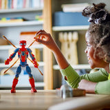 LEGO Marvel Iron Spider-Man Construction Figure Building Kit For Ages 8+
