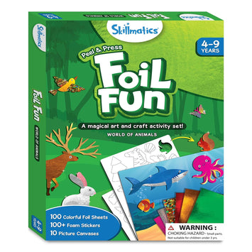Foil Fun World of Animals - Art & Craft DIY Activity Kits for Ages 4 to 9 Years