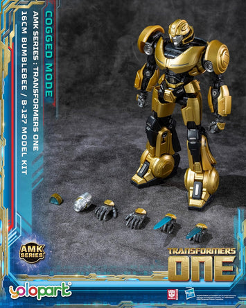 Transformers ONE Bumblebee Cogged Bot Mode Action Figure Kit For Kids and Collectors