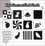 Black And White Flashcards - Best Gift For New Born Babies Of Age 0-6 Months