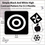 Black And White Flashcards - Best Gift For New Born Babies Of Age 0-6 Months