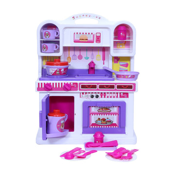 Barbie - Kitchen set | Kids Kitchen Set | Role Play Set | Pretend Play Kitchen Accessories Set | Cooking set | Miniature Household Set | For Kids age 3+ years