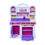 Barbie - Kitchen set | Kids Kitchen Set | Role Play Set | Pretend Play Kitchen Accessories Set | Cooking set | Miniature Household Set | For Kids age 3+ years