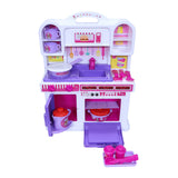 Barbie - Kitchen set | Kids Kitchen Set | Role Play Set | Pretend Play Kitchen Accessories Set | Cooking set | Miniature Household Set | For Kids age 3+ years