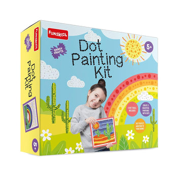 Handycrafts Dot Painting - Learn The Art of Painting with dots Activity Kit for Ages 5+
