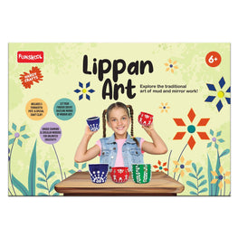 Handycrafts Mirror and Lippan Art - Pot Decorating kit for Ages 6+
