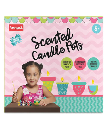 Handycrafts Scented Candle Pots - Wax Candle Maker for Ages 5+
