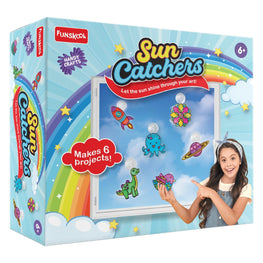 Handycrafts Sun Catchers - Mini Glass Painting Kit for Ages 6+