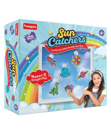 Handycrafts Sun Catchers - Mini Glass Painting Kit for Ages 6+