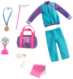 Barbie Team Stacie Doll and Gymnastics Playset with Spinning Bar and 7 Themed Accessories for Kids Ages 3+