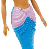Barbie Dreamtopia Black Hair Mermaid Doll With Multi-Colored Blue Mermaid Tail for Kids Ages 3+