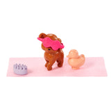 Barbie Wellness Doll Playset with Blonde Doll with Pet Puppy, Barbie Sets, Spa Day, Lemon Print Bathrobe, Headband and Eye Mask for Kids Ages 3+